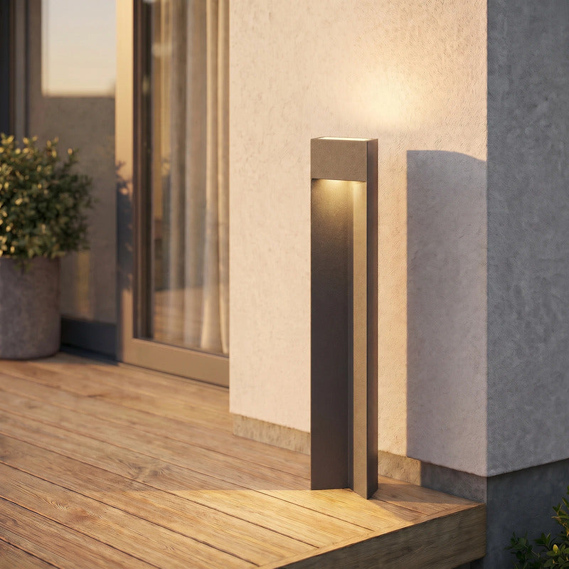 Lucande Wegeleuchte Gartenleuchte Kaholo LED Aluminium schwarz 90cm IP44 Lampe - 4255830907753
