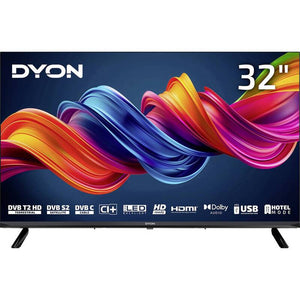 B-Ware Dyon D800151 LED-TV 31.5 Zoll HD ready DVB-T2 DVB-C DVB-S Schwarz