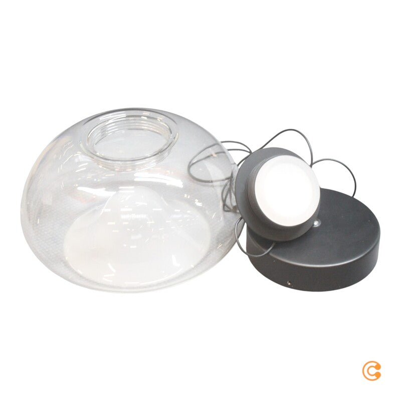 FABAS LUCE LED Hängeleuchte Pendelleuchte Brena transparent dimmbar CCT 1-flg - 8019282546023