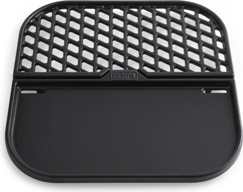 Weber Grillrost GBS Gusseisen Plancha Schwarz Ø36cm Antihaftbeschichtung 363mm - 0077924159657