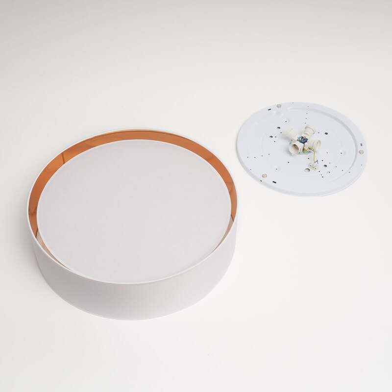 TK-LightingDeckenleuchte Bilbao LED Lampe dimmbar weiß gold Ø60cm 17cm Höhe - 5901780534332