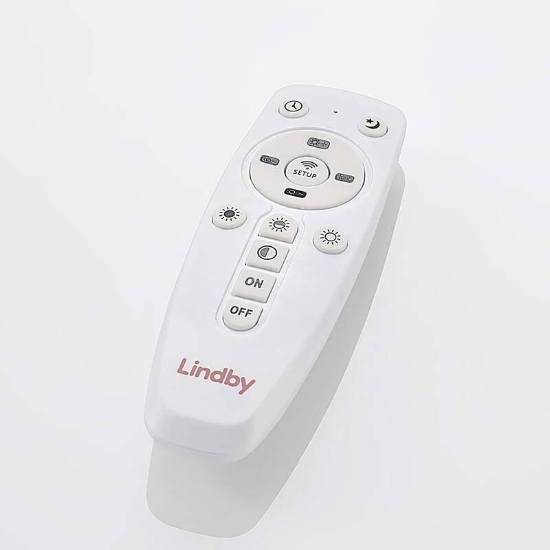 Lindby Deckenlampe Nelios LED Lampe dimmbar schwarz 62x62cm CCT 2900 Lumen - 4251911739206
