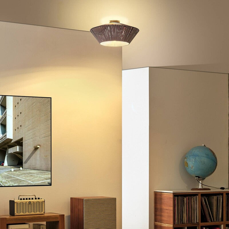 OSRAM Deckenleuchte Decor Stripes E27 Lampe Leuchte anthrazit Ø40.5cm 190mm - 4058075848085