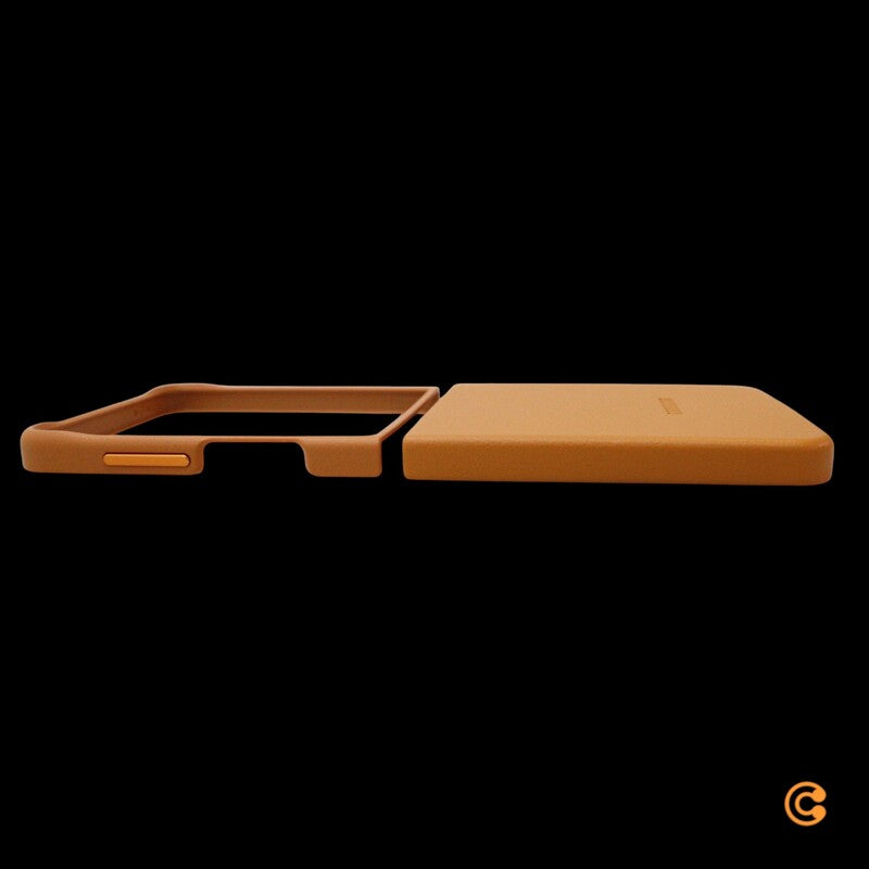 Samsung Hülle Case Schutz Galaxy Z Flip7 Handyhülle Braun Kindsuit Cover Camel - 8806097466512