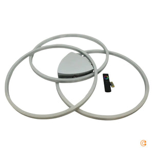 B-Ware Paul Neuhaus Deckenleuchte Lampe LED Q KATE silber weiss Aluminium Kunststoff