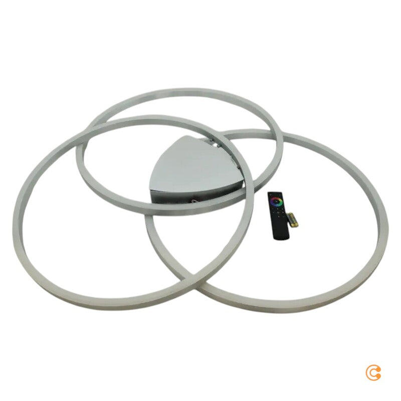 Paul Neuhaus Deckenleuchte Lampe LED Q KATE silber weiss Aluminium Kunststoff - 4012248342930