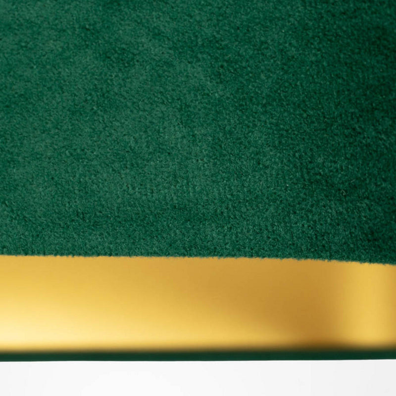 Hängeleuchte Kwadro LED Pendelleuchte dimmbar grün gold 40x40cm Velourstoff - 5906742034738
