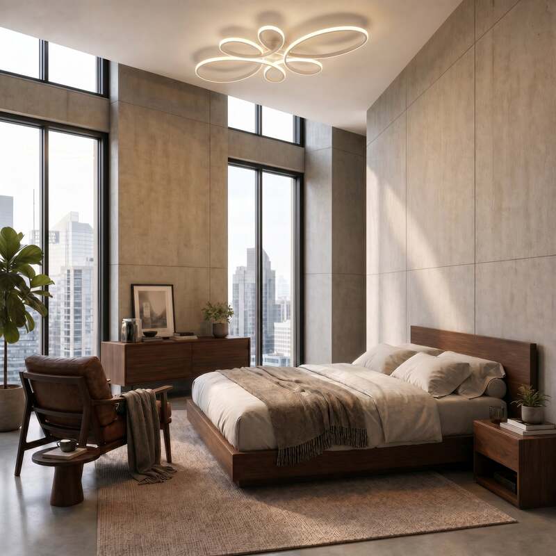TRIO LIGHTING Deckenleuchte Fly LED Lampe dimmbar weiß matt 4000K 83x45cm - 4017807600858