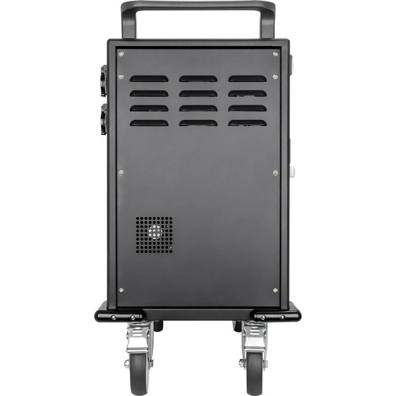 Manhattan Ladeschrank Ladesystem USB C 32 Port Schwarz 576 W SIEHE TEXT/FOTO - 0766623716000