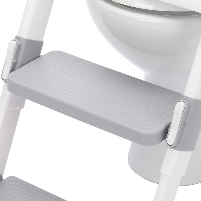 Fillikid Toilettentrainer Trainer Kinder höhenverstellbar rutschfeste Füße grau - 9120123449416