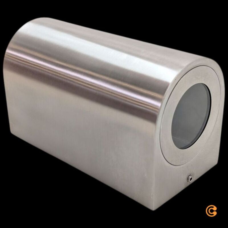 Nordlux Außenwandleuchte Canto Maxi 2 Gartenlampe Leuchte IP44 Edelstahl - 5701581483880