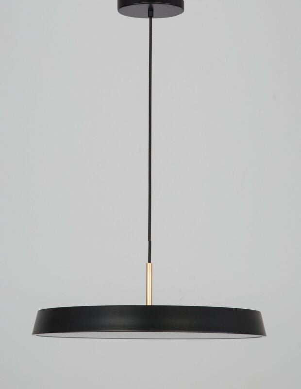 Nova Luce Pendelleuchte Hängeleuchte VETRO LED Schwarz Warmweiß 120x50 cm 35 W - 5212017425744