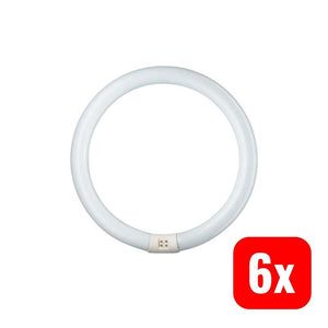6x B-Ware Philips Röhrenlampe Leuchtstoffring G10q 40W 830 dimmbar warmweiß Ø40,64cm