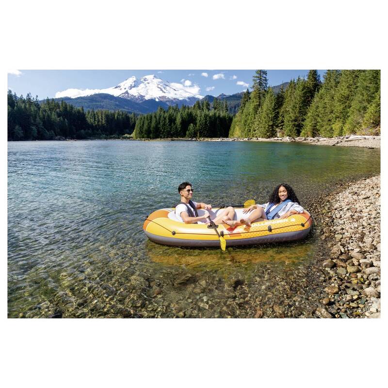Intex Challenger 2 Boot Set Sportboot 2-Personen Set Paddel Handpumpe 200kg - 6941057430607