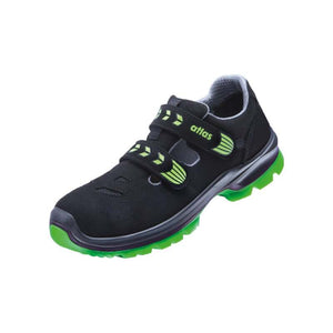 B-Ware Atlas Sandale SL 265 XP ESD S1P schwarz-neon-grün Sicherheitssandale Größe 45