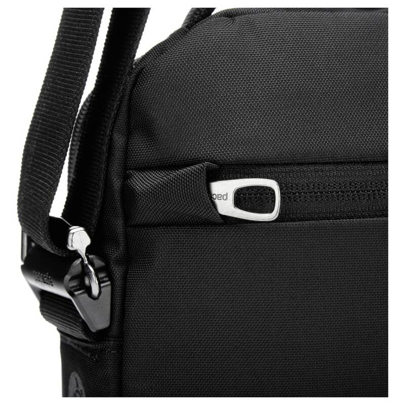 Pacsafe Notebook Tasche V Tour Crossbody schwarz Anti-Diebstahl 27,9cm schwarz - 0688334009564