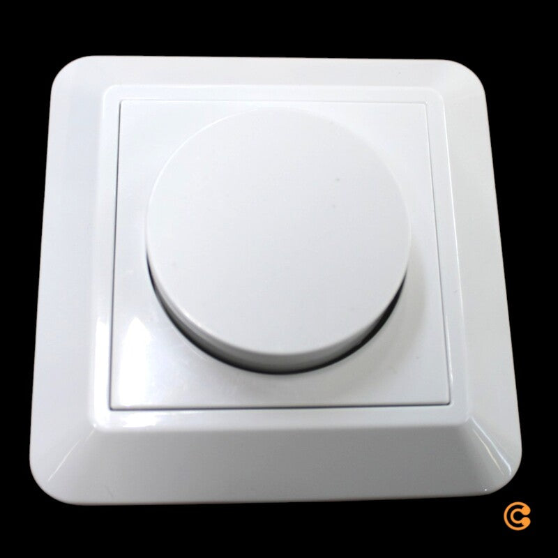DEKO Light Dimmer Phasenabschnitt Schalter Elektrisches Montagezubehör Weiß - 4042943135353