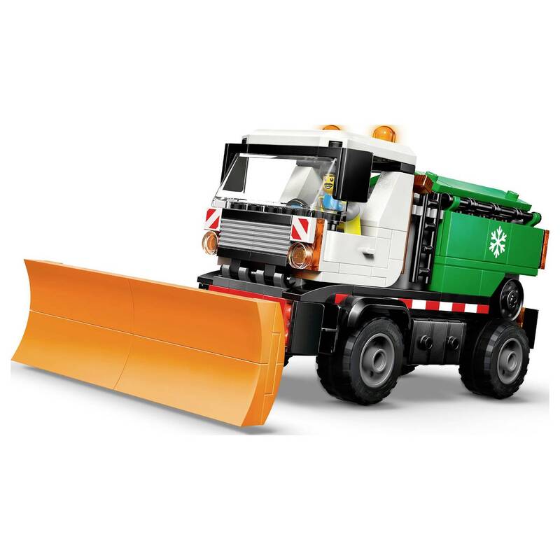 LEGO City Spielzeugauto Schneepflug Bauset Fahrzeug Minifigur Kinder Set - 5702018056592
