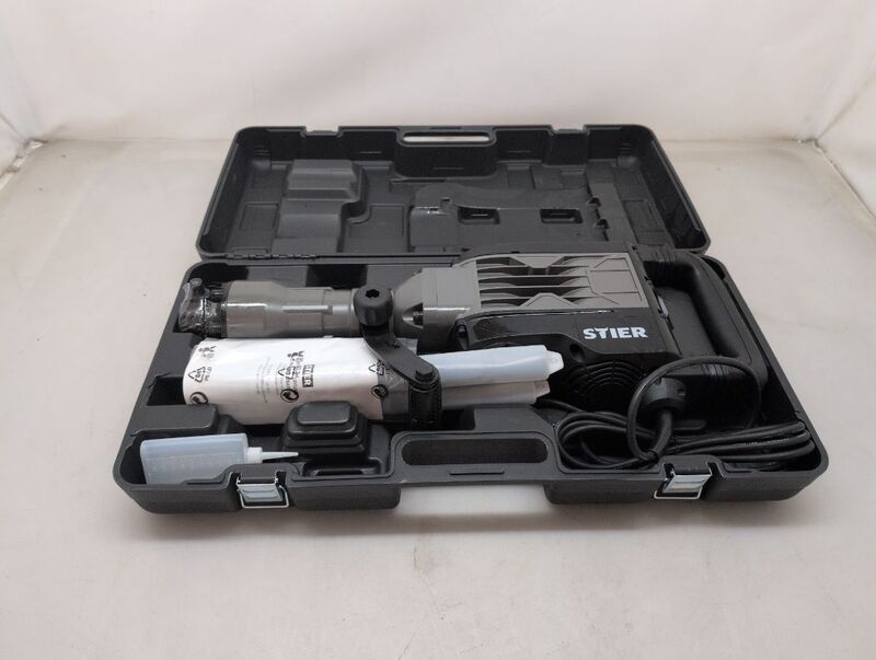 STIER Abbruchhammer 1700W 50J 2000Schläge/min Werkzeug Bohrhammer 30mm Sechskant - 4251709614920