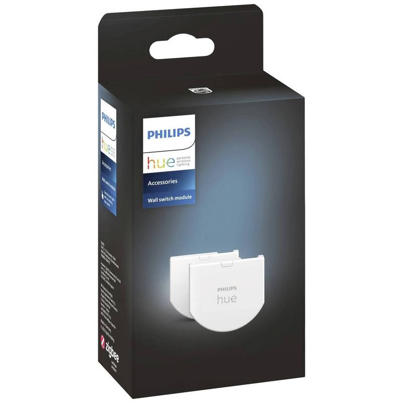 Philips Hue Wandschalter Modul 871951431802100 Wandschalter Lampe 2er Set Weiß - 8719514318021
