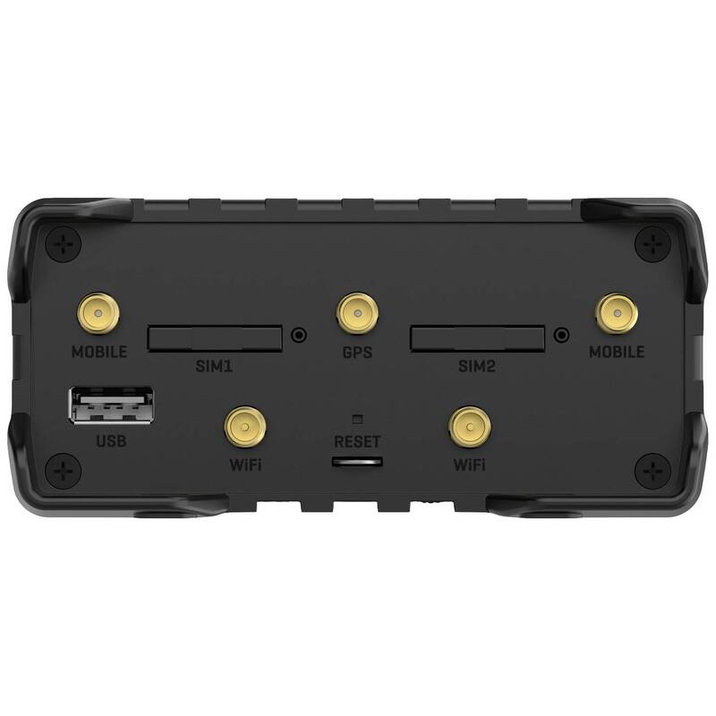 TELTONIKA RUT956 LTE 4G Industrie Router schwarz -40°C bis 75°C kompakt - 4779051840175