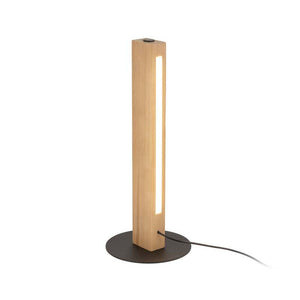 B-Ware Tischleuchte Teo LED-Tischlampe Holzlampe Buche Touchdimmer Holz 42 cm