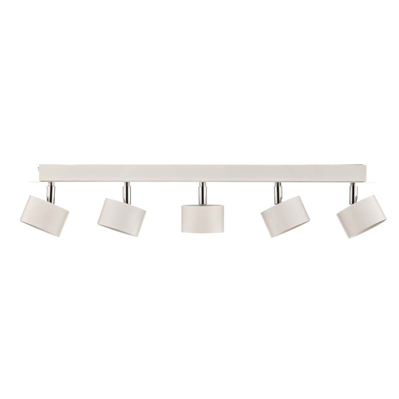 Euluna Deckenstrahler Cloudy Deckenlampe Wohnzimmerleuchte 5-flammig GX53 weiß - 5902693775980