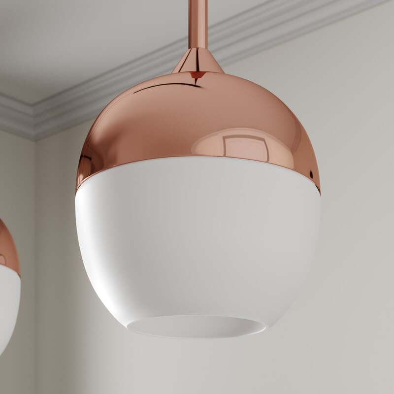 Lindby Pendellampe Rangina LED Hängelampe 3-flammig dimmbar kupfer 100cm - 4251096565423