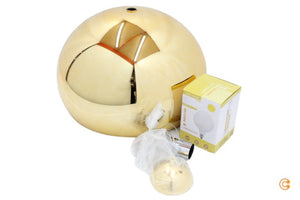 B-Ware Kartell Pendelleuchte Hängelampe LED gold glänzend FL Y Leuchtmittel inklusive