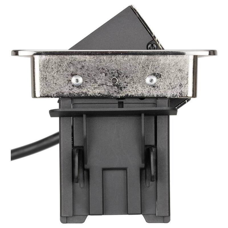 Brennenstuhl Tischsteckdose 3fach Silber Schwarz mit USB 2m Kabel 1396200113 - 4007123656660
