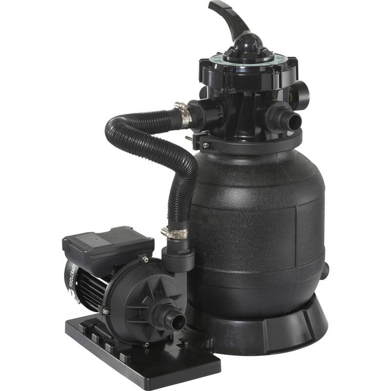 TOOLCRAFT Sandfilteranlage 7900l/h Wasserpumpe Poolpumpe 220V 250W IPX5 32mm - 4064161476001