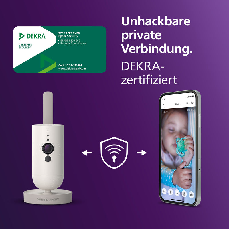 Philips Avent Video-Babyphone SCD971/26 Babymonitor mit Nachtsichtfunktion - 8720689027038