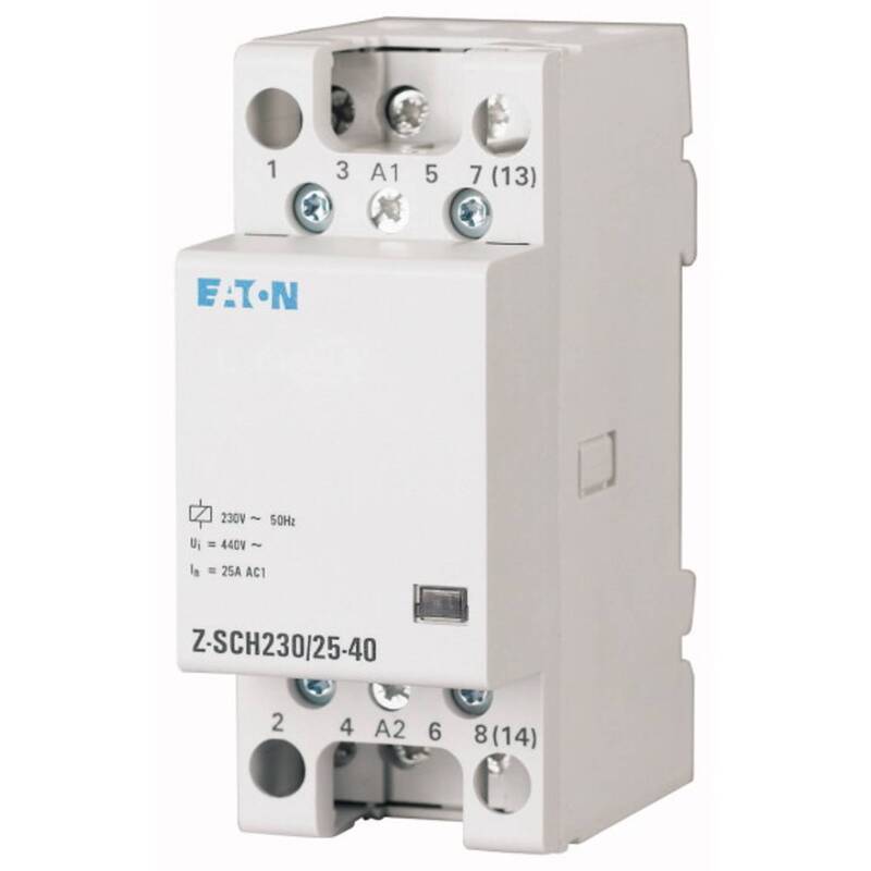 Eaton Installationsschütz Z-SCH24/25-40 24V AC 25A 4 Schließer IP40 weiß - 4015082488512