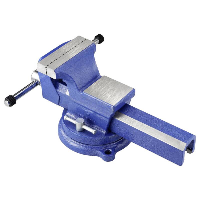 Toolcraft Schraubstock Spannstock 125mm Backenbreite 150mm Spannweite 25000N - 4064161492025