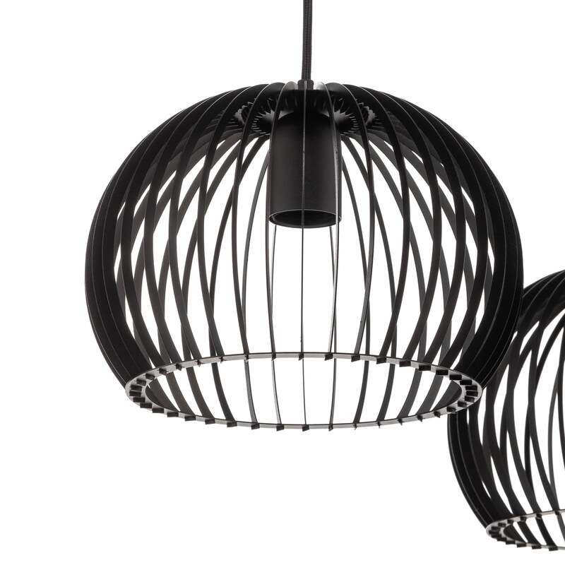Euluna Hängeleuchte Larus schwarz Stahl LED Hängelampe Deckenlampe Lampe E27 - 5907623620477