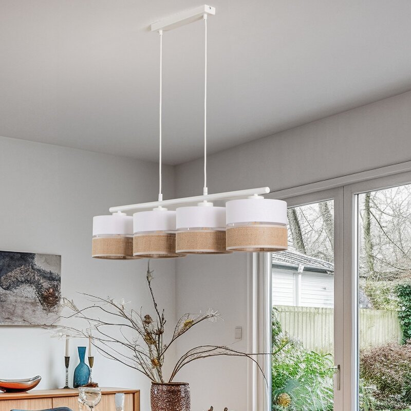 Hängeleuchte Linobianco vierflammig Hängelampe Lampe Leuchte Deckenleuchte S777 - 5901780565763