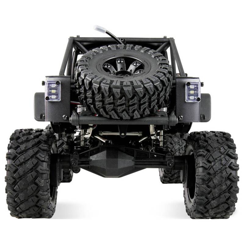 Amewi Hyper Go SC RC Modellauto Crawler Einsteiger Brushless 1:12 Anthrazit - 4262500341113