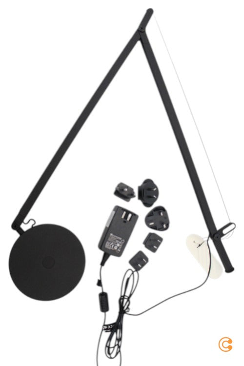 Artemide Demetra Movement Detector Schwarz Lampe Leuchte Tischlampe Tischleuchte - 8052993059598