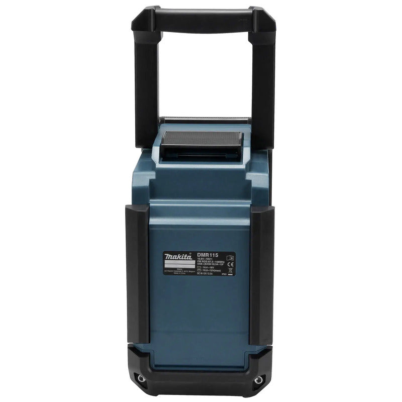 Makita Baustellenradio DMR115 DAB Bluetooth AUX spritzwassergeschützt Türkis - 0088381886949