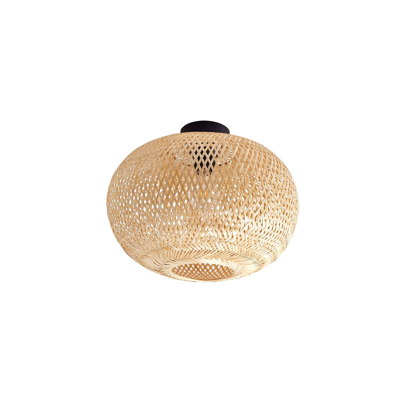 Lindby Deckenleuchte Kessia LED Lampe Hängeleuchte dimmbar natur Ø40cm 38cm - 4251911793253