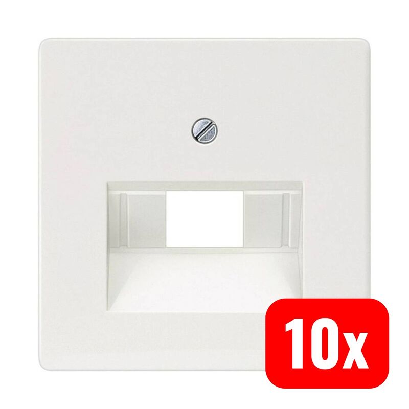 Siemens Schalterprogramm Abdeckung UAE IAE ISDN Steckdose Unterputz weiß 55x55mm - 4001869268071