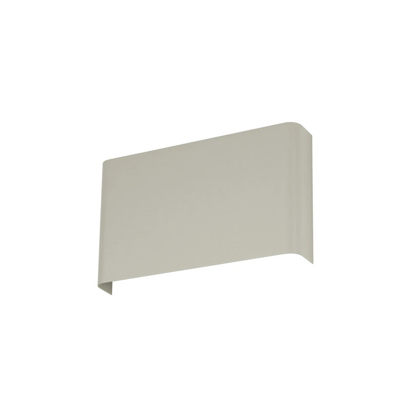 Nowodvorski Lighting Wandleuchte Haga Wandlampe hellgrau Metall 25 cm breit G9 - 5903139113045