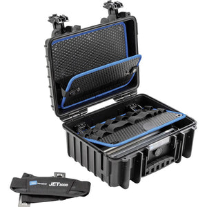 B-Ware B & W Werkzeugkoffer unbestückt JET 3000 schwarz Werkzeugbox 364x295x169mm