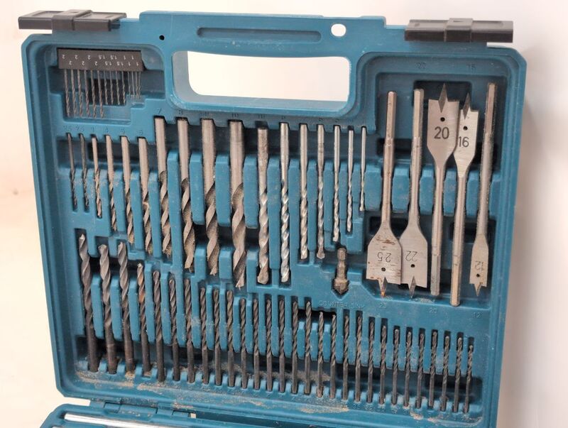 Makita Bohrer-Bit-Sortiment 256-teilig Zylinderschaft Metall Stein Holz 1-2mm - 0088381585019