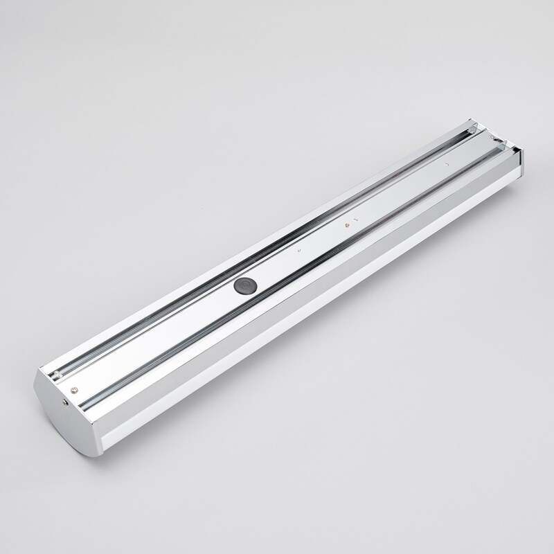 Lindby Wandleuchte Elanur LED Wandlampe Badezimmerleuchte chrom weiß 58cm IP44 - 6291106550504