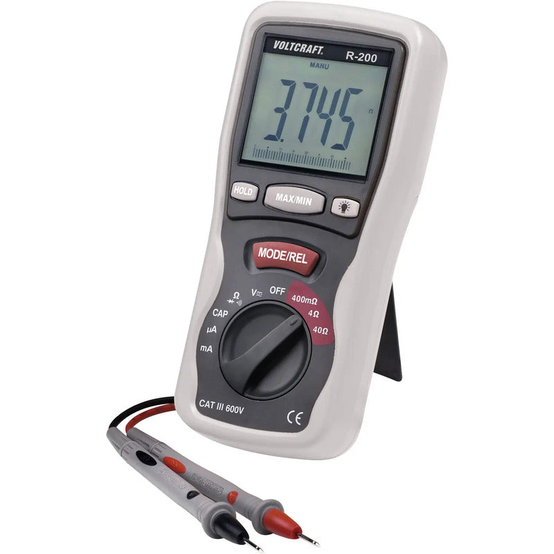 Voltcraft R 200 Komponententester Kapazitätsprüfer Multimeter Messgerät digital - 4016138543551