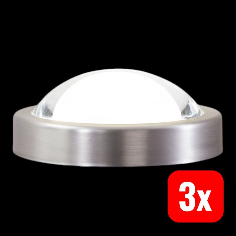 Lindby LED-Lampe, GX53 4,8W, 4.200K, nickel, Ø 7,5 cm - 4251911769777
