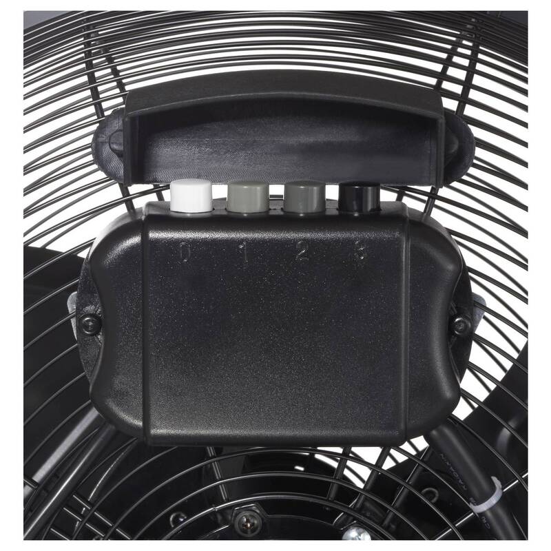 Sygonix Bodenventilator Ventilator schwarz schwenkbar 70W Ø505mm 3 Stufen - 4064161489339