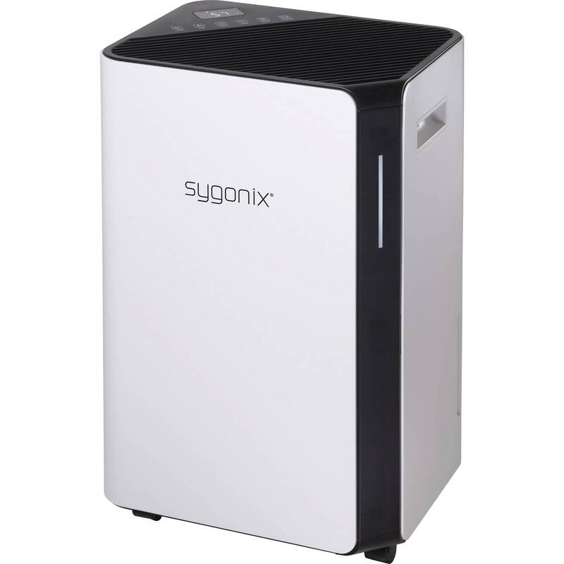 Sygonix Luftentfeuchter 20l/Tag 330W für Räume bis 104m² mit LED-Display weiß - 4064161340883