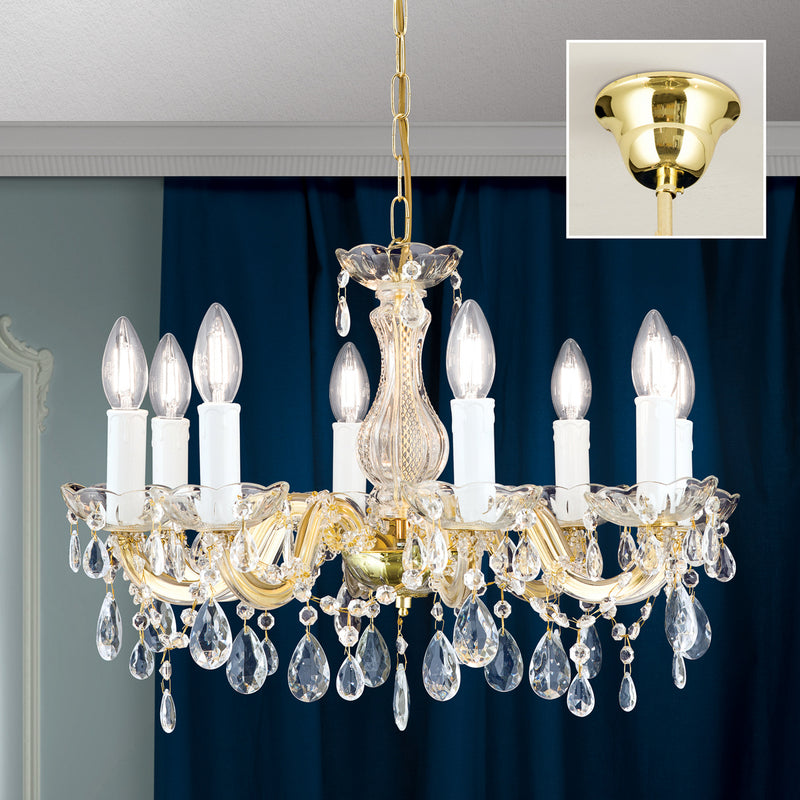 Orion Kronleuchter Dolores Deckenlampe Deckenlampe Pendelleuchte Hängeleuchte - 9003090010424